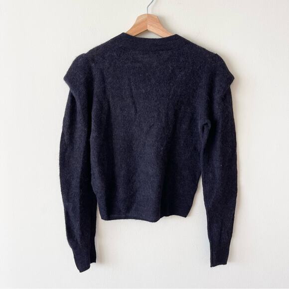 Madewell Prentiss Pullover Sweater Alpaca Bland Women's size  XS Navy Blue - Picture 5 of 11